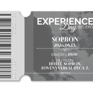 Experience Day belépő - Sopron