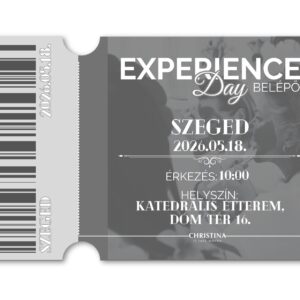 Experience Day belépő - Szeged