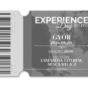 Experience Day belépő - Győr